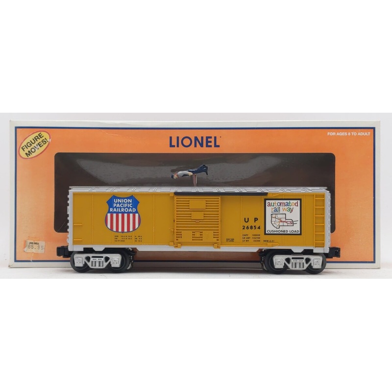 Lionel 6-26854 O Gauge Union Pacific Walking Brakeman Operating Car LN/Box