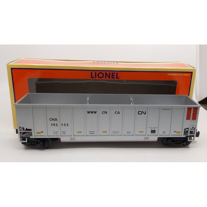 Lionel 6-27813 O Canadian National Bathtub Gondola LN/Box