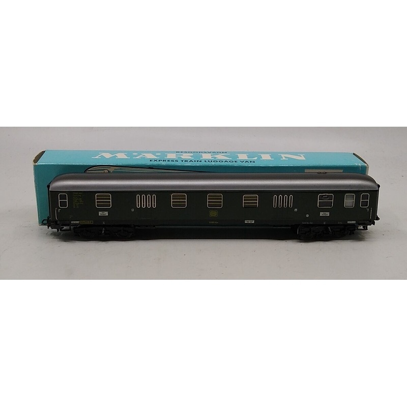 Marklin 4026 HO German Federal Railway Express Train Luggage Van #62262 EX/Box