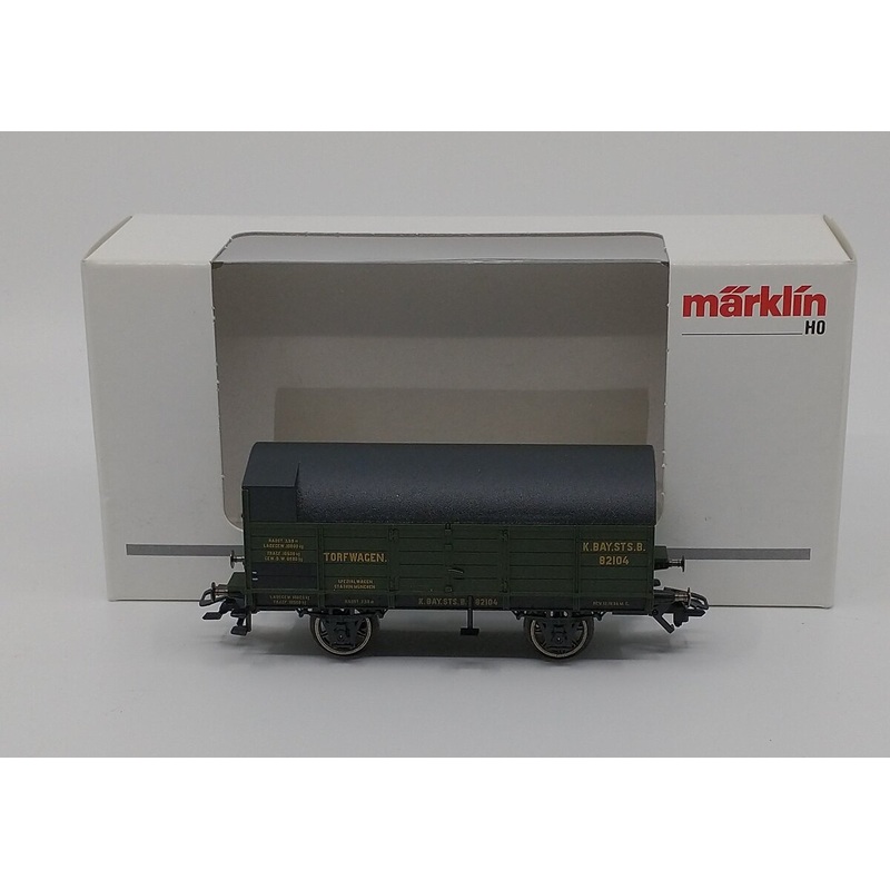 Marklin 45094 HO K.BAY.STS.B Peat Supply Car EX/Box
