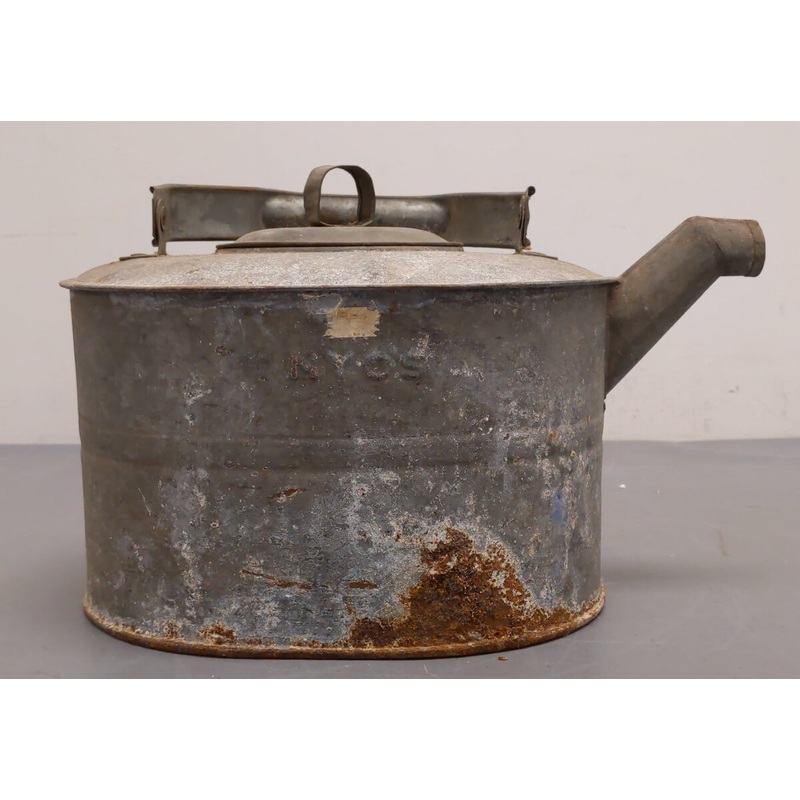 Vintage NYCS Railroad Short Spout Oil Can VG