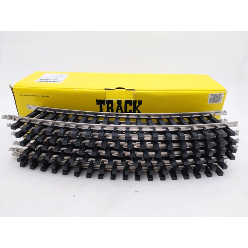 Aristo-Craft 20110 G USA Stainless Steel 5′ Curved Track (6) LN/Box