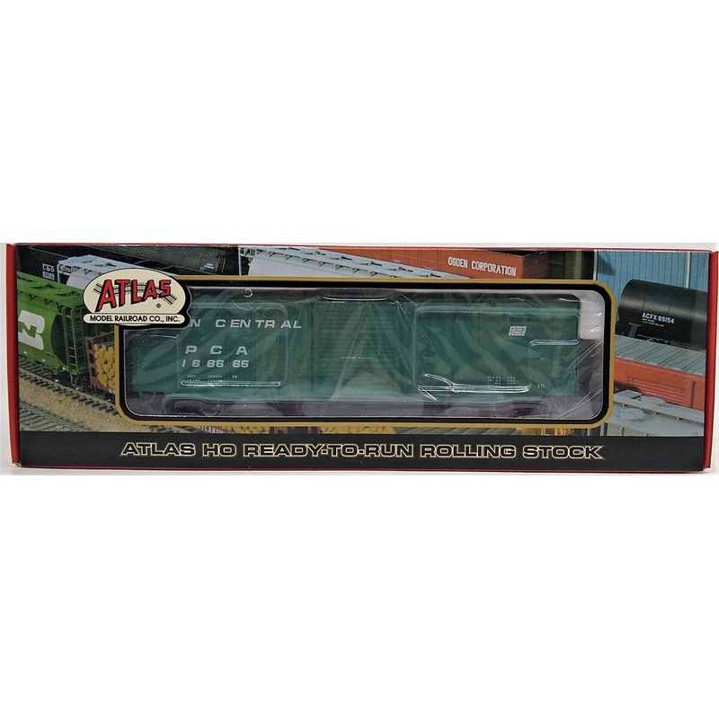Atlas 1365-2 HO Scale Penn Central 50′ Precision Design Box Car #166665 LN/Box