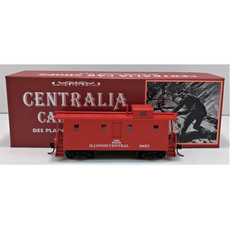 Centralia Car Shops CCS1028 HO Illinois Central Red Caboose #9857 LN/Box