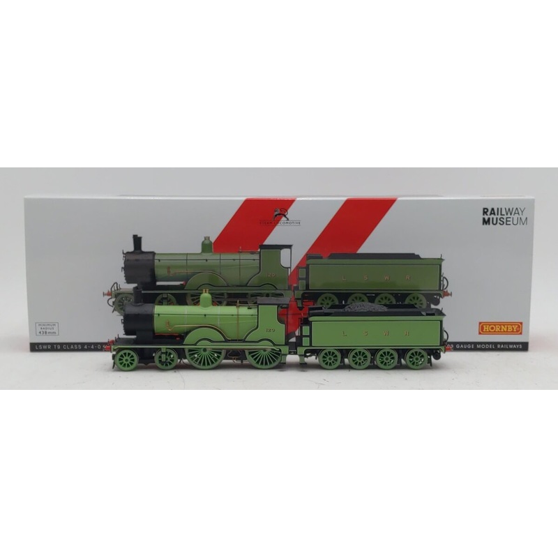 Hornby R3863 OO LSWR T9 Class 4-4-0 Locomotive & Tender #120 LN/Box