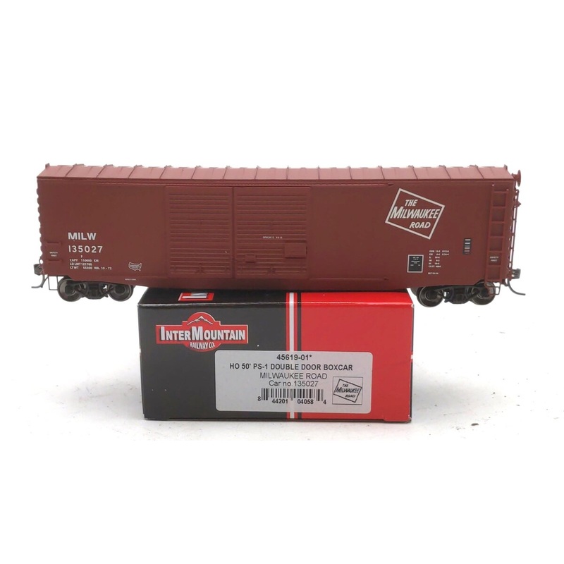 InterMountain 45619-01 HO Scale Milwaukee Road 50′ PS-1 DD Box Car #135027 NIB