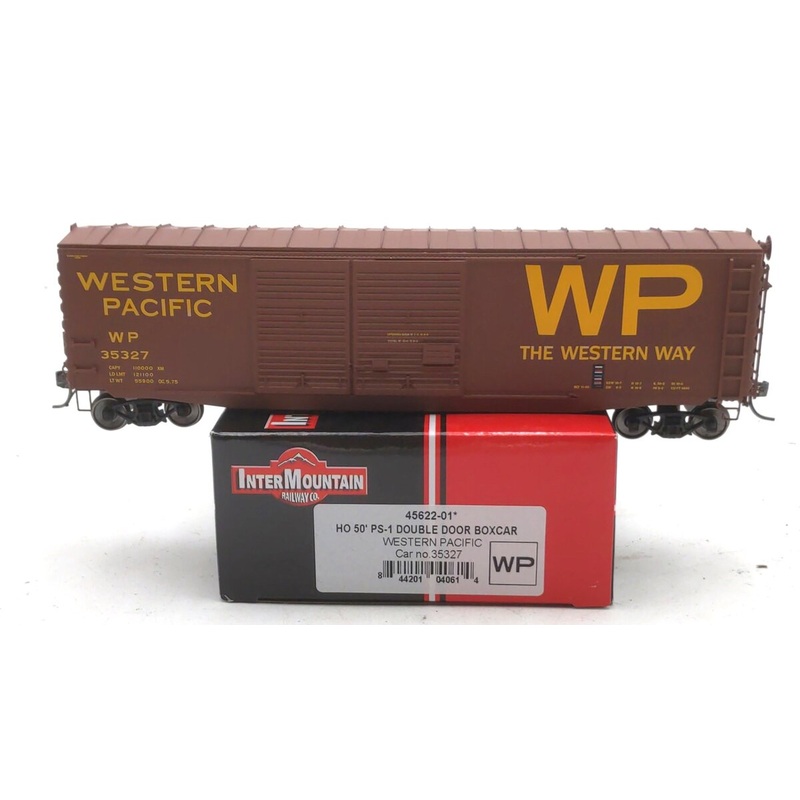InterMountain 45622-01 HO Scale Western Pacific 50′ PS-1 DD Box Car #35327 LN/Box