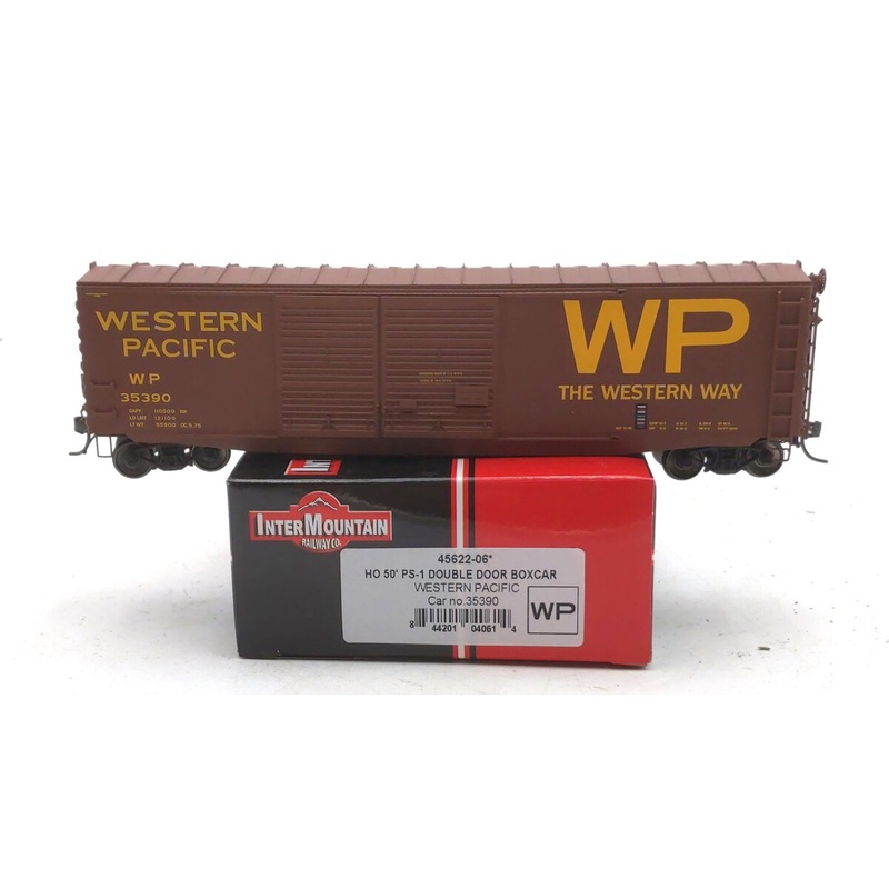 InterMountain 45622-06 HO Scale Western Pacific 50′ PS-1 DD Box Car #35390 LN/Box