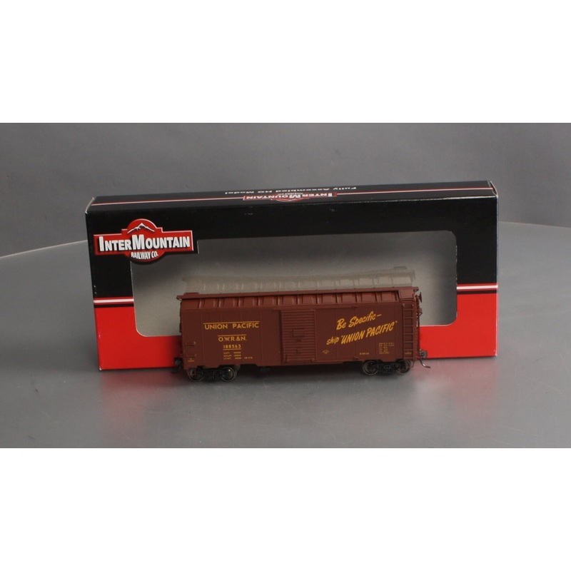 InterMountain 45760-03 HO Scale 1937 Union Pacific AAR 40′ Boxcar #188563 LN/Box