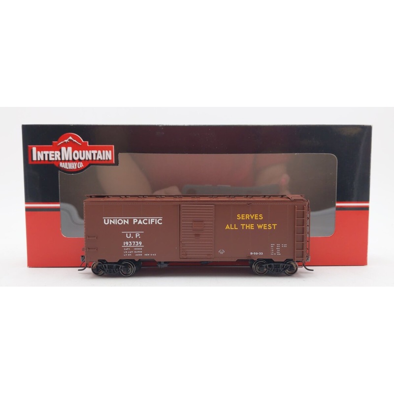 InterMountain 45815-24 HO Scale Union Pacific AAR 40′ Boxcar #193739 LN/Box