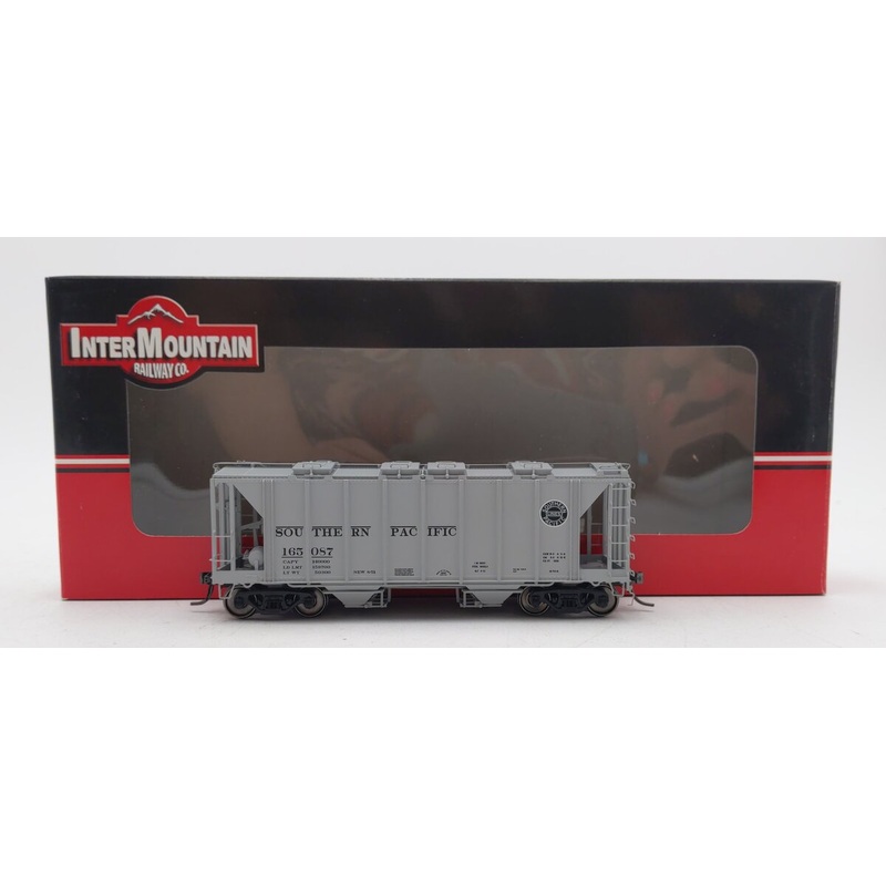 InterMountain 48676-09 HO Scale Southern Pacific 1958 2-Bay Hopper #165087 LN/Box