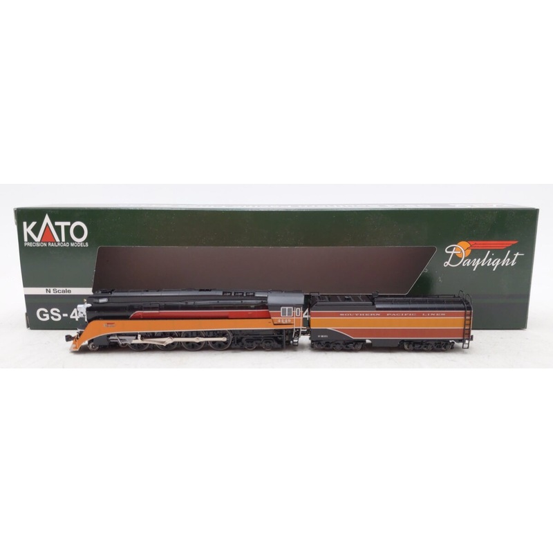 Kato 126-0307 N Southern Pacific Daylight 4-8-4 GS-4 Steam Locomotive LN/Box