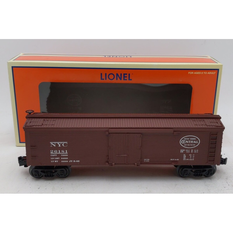 Lionel 6-26181 O Gauge NYC Woodside Reefer Car EX/Box