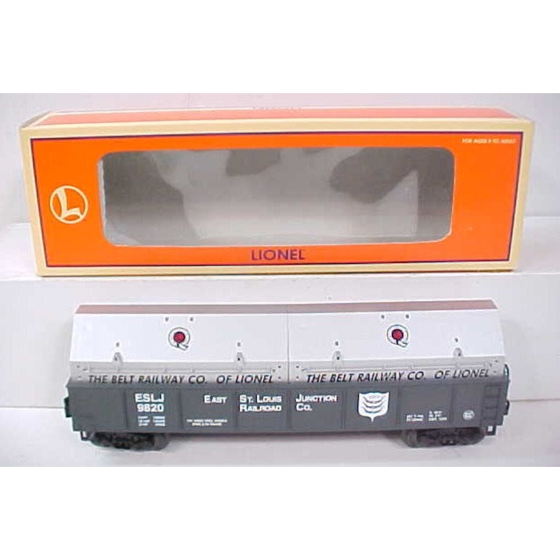 Lionel 6-26913 O Gauge East St. Louis Junction Gondola W/ Coil Covers #9820 EX/Box