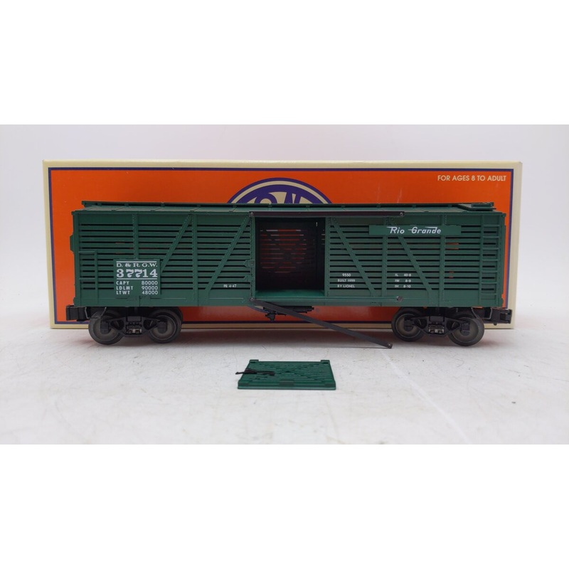 Lionel 6-26995 O Rio Grande Stock Car #37714 EX/Box