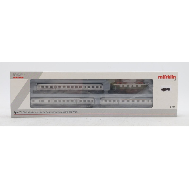 Marklin 81356 Z Gauge German Federal Railroad Commuter Train Set LN/Box