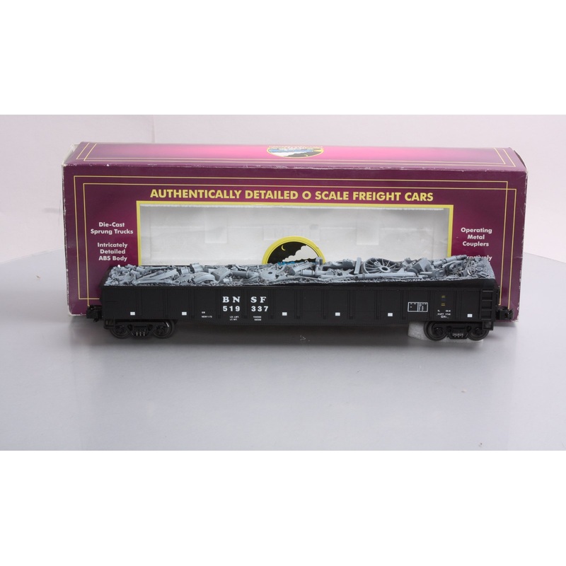 MTH 20-90010D O Gauge BNSF Gondola w/Load #519337 LN/Box