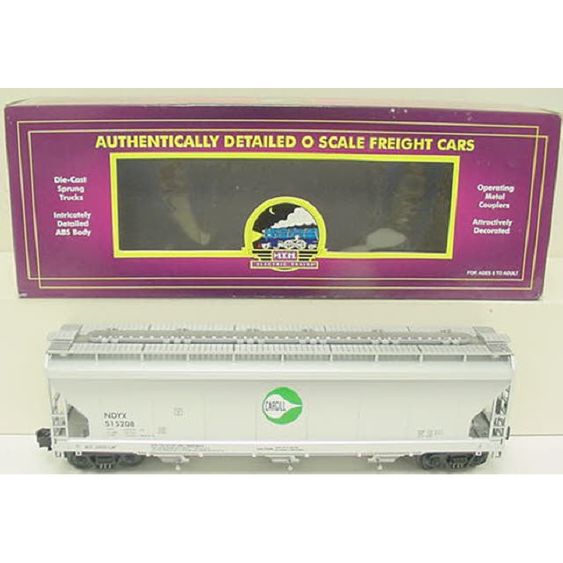 MTH 20-97481 O Gauge Cargill Centerflow 3-Bay Covered Hopper #515208 LN/Box
