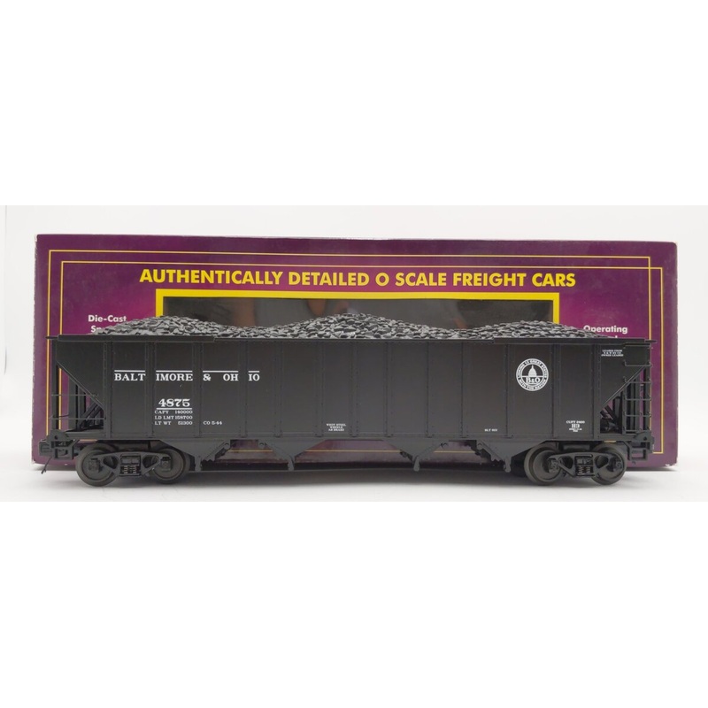 MTH 20-97586 B&O 4-Bay Hopper Car w/Load LN/Box