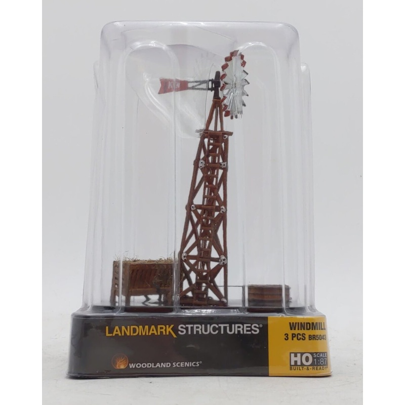 Woodland Scenics BR5043 HO Built-&-Ready Windmill NIB
