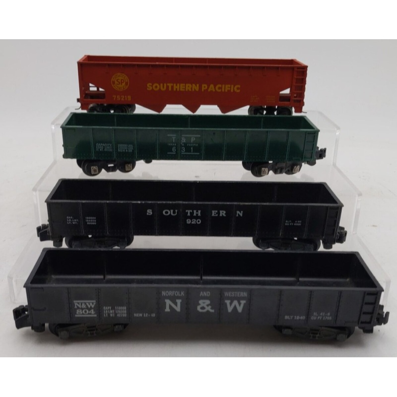American Flyer S Scale Vintage Assorted Freight Cars: 804, 920, 631, 75219 [4] VG