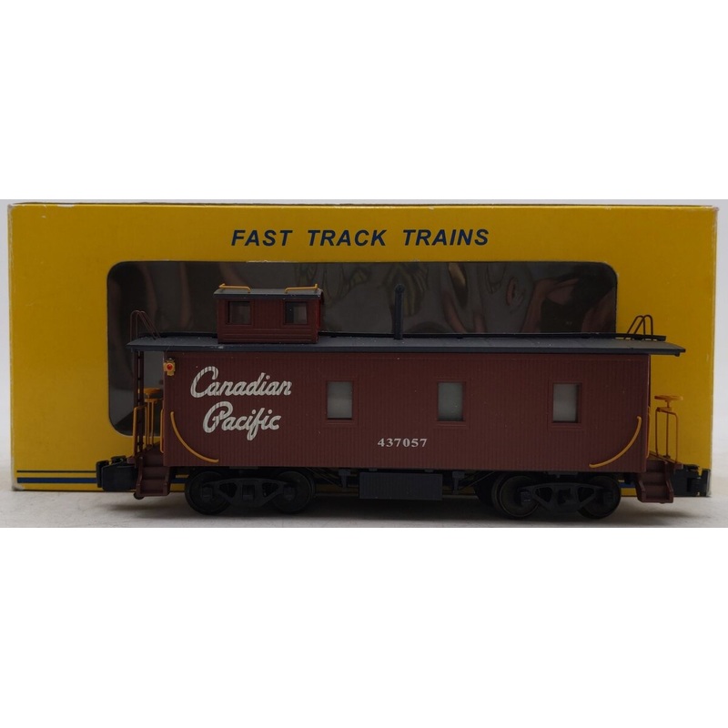 American Models 7504-B S Scale Canadian Pacific Wood Caboose #437057 EX/Box