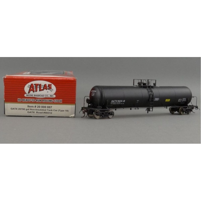 Atlas 20000087 HO GATX Non-Insulated Tank Car #98512 LN/Box