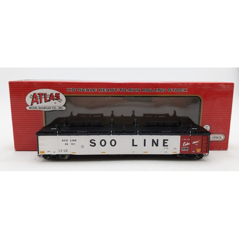 Atlas 20003263 HO Soo Line Thrall Covered 2743 Gondola #69101 LN/Box