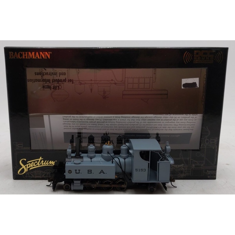 Bachmann 29503 On30 USA 2-6-2T Baldwin Class 10 Trench Steam Loco with DCC #5153 LN/Box