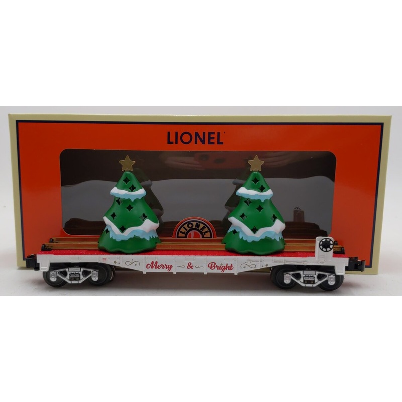 Lionel 2328270 O Christmas Tree Flatcar EX/Box