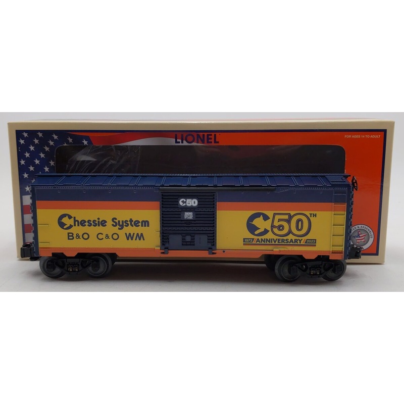 Lionel 2338060 O Chessie System 50th Anniversary Boxcar EX/Box
