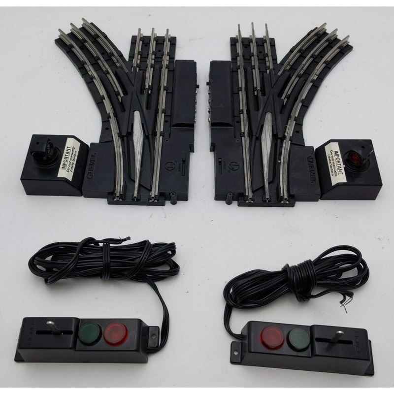 Lionel 6-23010, 6-23011 O Left/Right Hand Remote Control Turn Out Switches [2] VG
