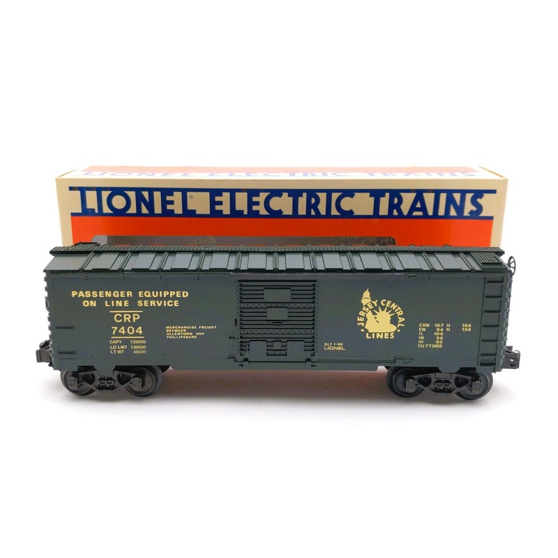Lionel 6-7404 O Gauge Jersey Central Boxcar #7404 EX/Box