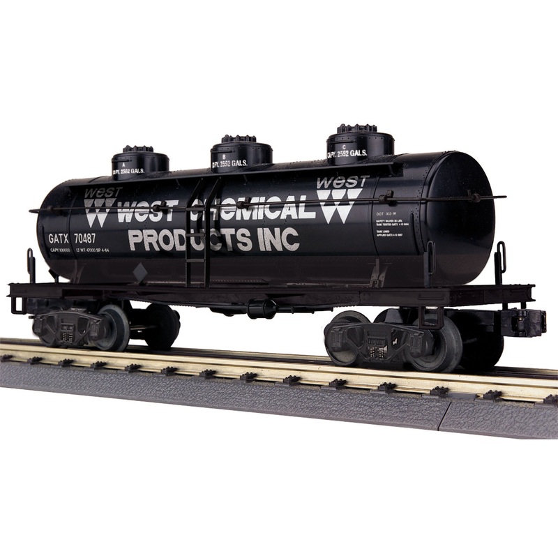 MTH 30-73504 O West Chemical Products Inc. 3-Dome Tank Car NIB