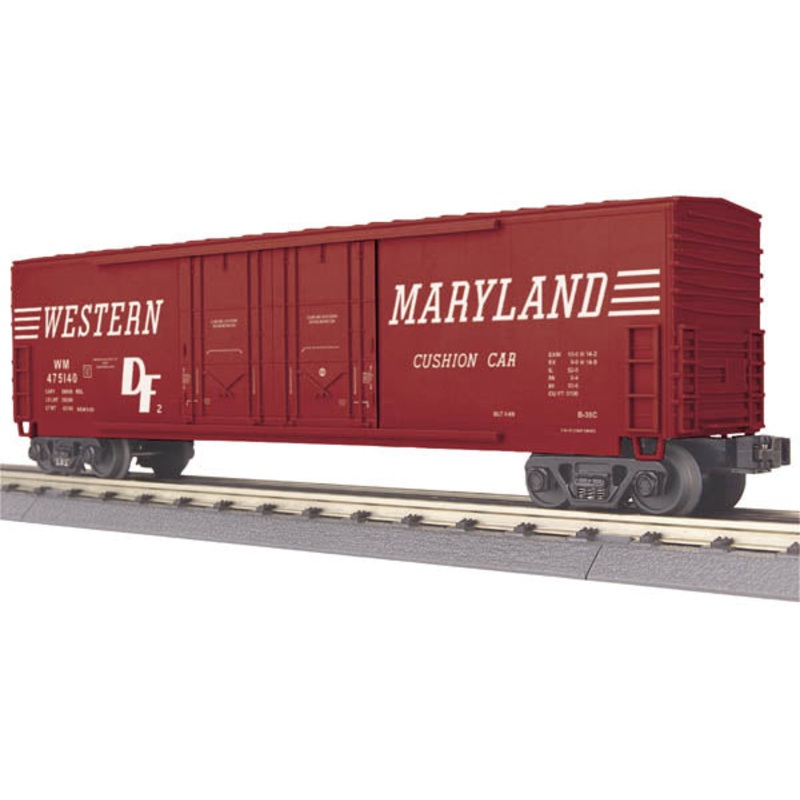 MTH 30-74756 Western Maryland O-27 50′ Double Plug Door Boxcar NIB