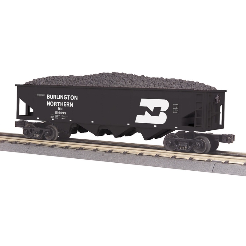 MTH 30-75530 O Burlington Northern 4-Bay Hopper Car #516099 NIB