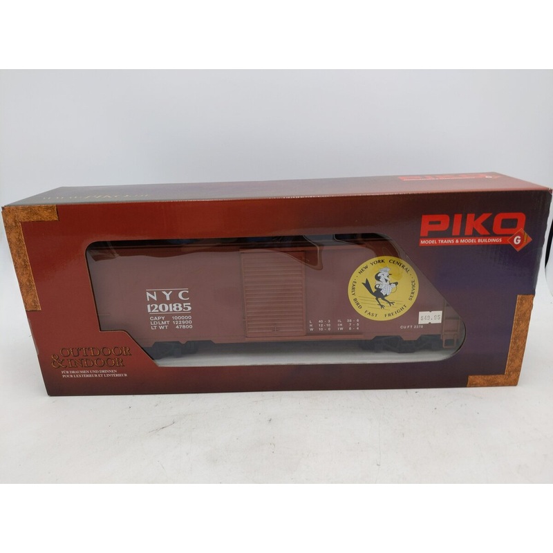 Piko 38874 G Scale New York Central Boxcar #120185 MT/Box