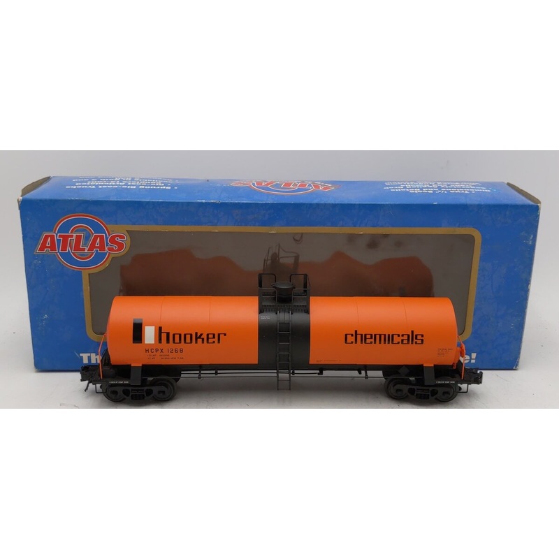 Atlas 8254-4 O Hooker 17,360 Gallon Tank Car 3-Rail LN/Box