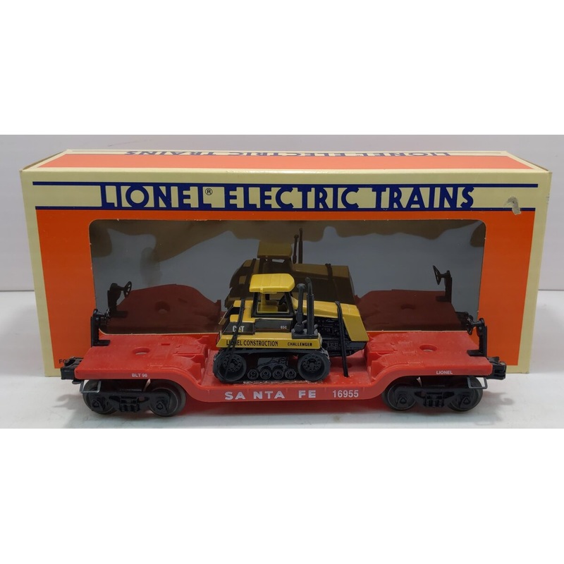 Lionel 6-16955 O Gauge Santa Fe Flatcar w/ Ertl Challenger EX/Box