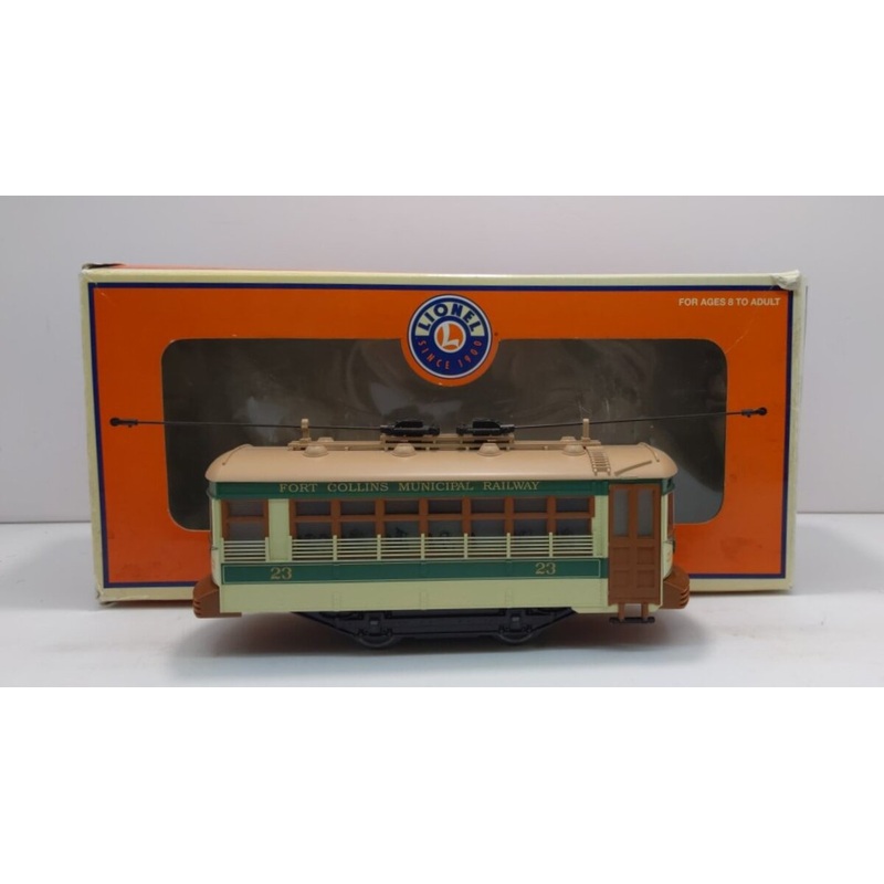 Lionel 6-28421 O Gauge Fort Collins Powered Trolley LN/Box