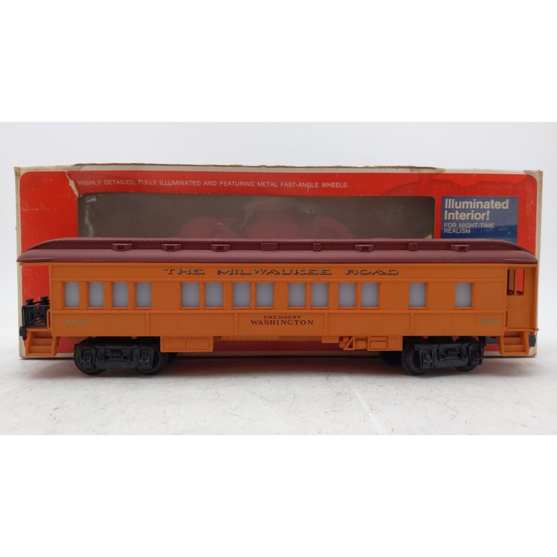 Lionel 6-9502 O Gauge Milwaukee Road President Washington Observation Car EX/Box
