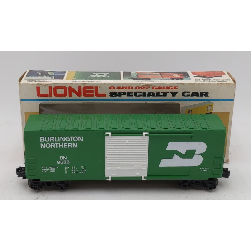 Lionel 6-9628 O Gauge Burlington Northern Hi Cube Boxcar EX/Box