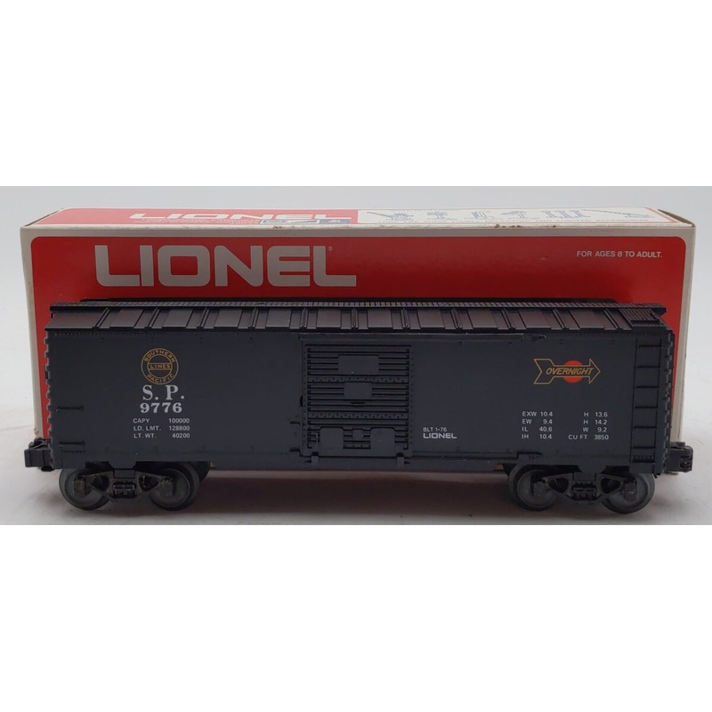 Lionel 6-9776 O Gauge Southern Pacific Overnight Boxcar EX/Box