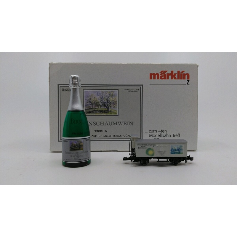Marklin 80953 Z Scale Birnenschaumwein Modelbahn Freight Car LN/Box