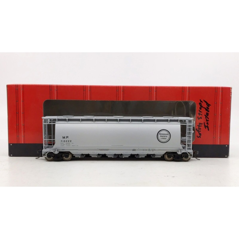 Atlas 1957-1 HO Missouri Pacific ACF 6 Bay Cylindrical Hopper #710222 LN/Box