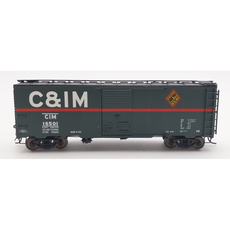InterMountain YYM4203CIM HO Scale CIM 1937 AAR Boxcar #16501 EX