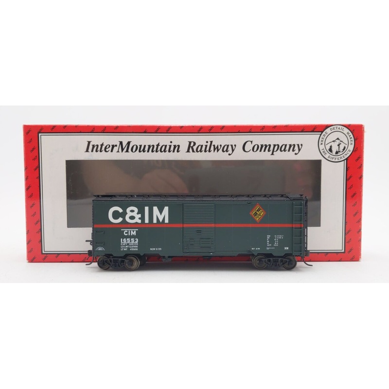 InterMountain YYM4203CIM HO Scale CIM 1937 AAR Boxcar #16553 EX/Box