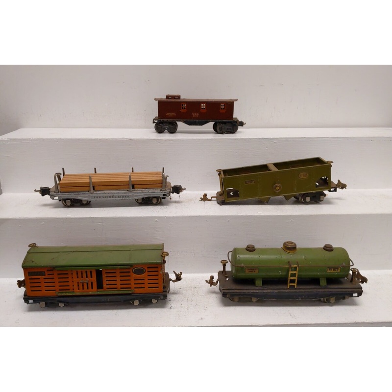 Lionel Vintage O Prewar Freight Cars: 815, 2682, 813, 2811, 816 [5]