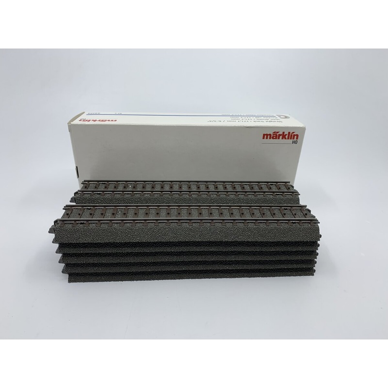 Marklin 24172 HO 6-3/4 Straight C Track (Pack of 10) LN/Box