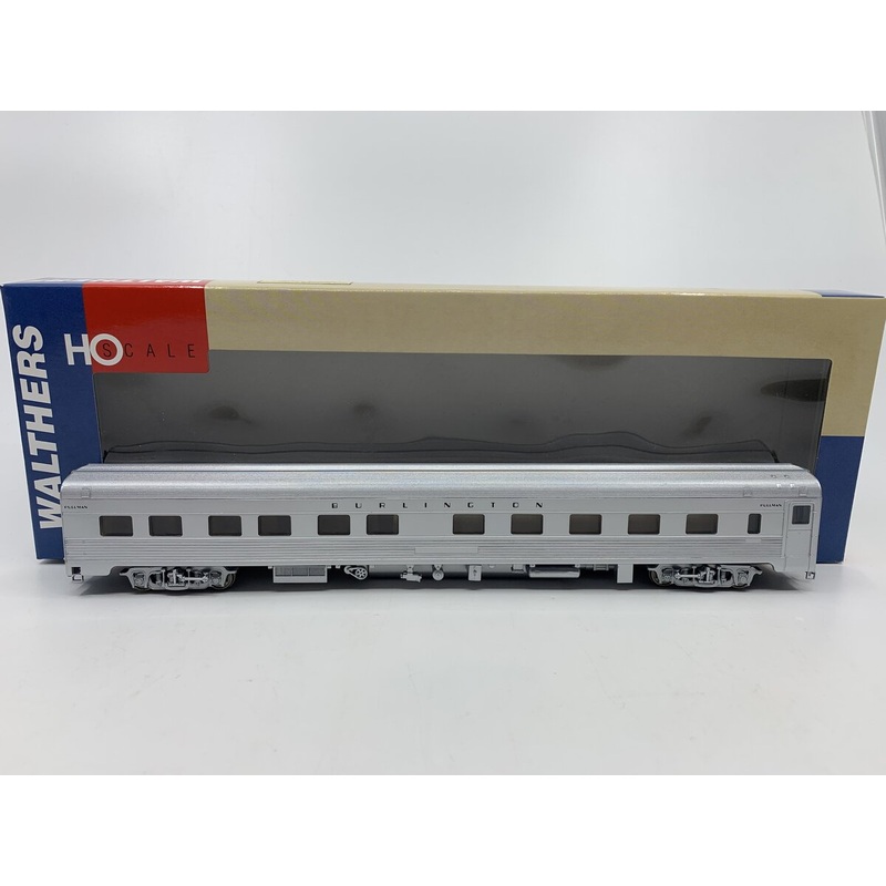 Walthers 932-6347 HO Scale 85′ Budd 10-6 Sleeper Burlington Route Passenger Car LN/Box